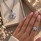 Flora Blossom Necklace & Ring Set