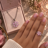 Flora Blossom Necklace & Ring Set