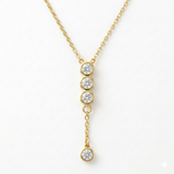 Lumière Crystal Lariat Necklace