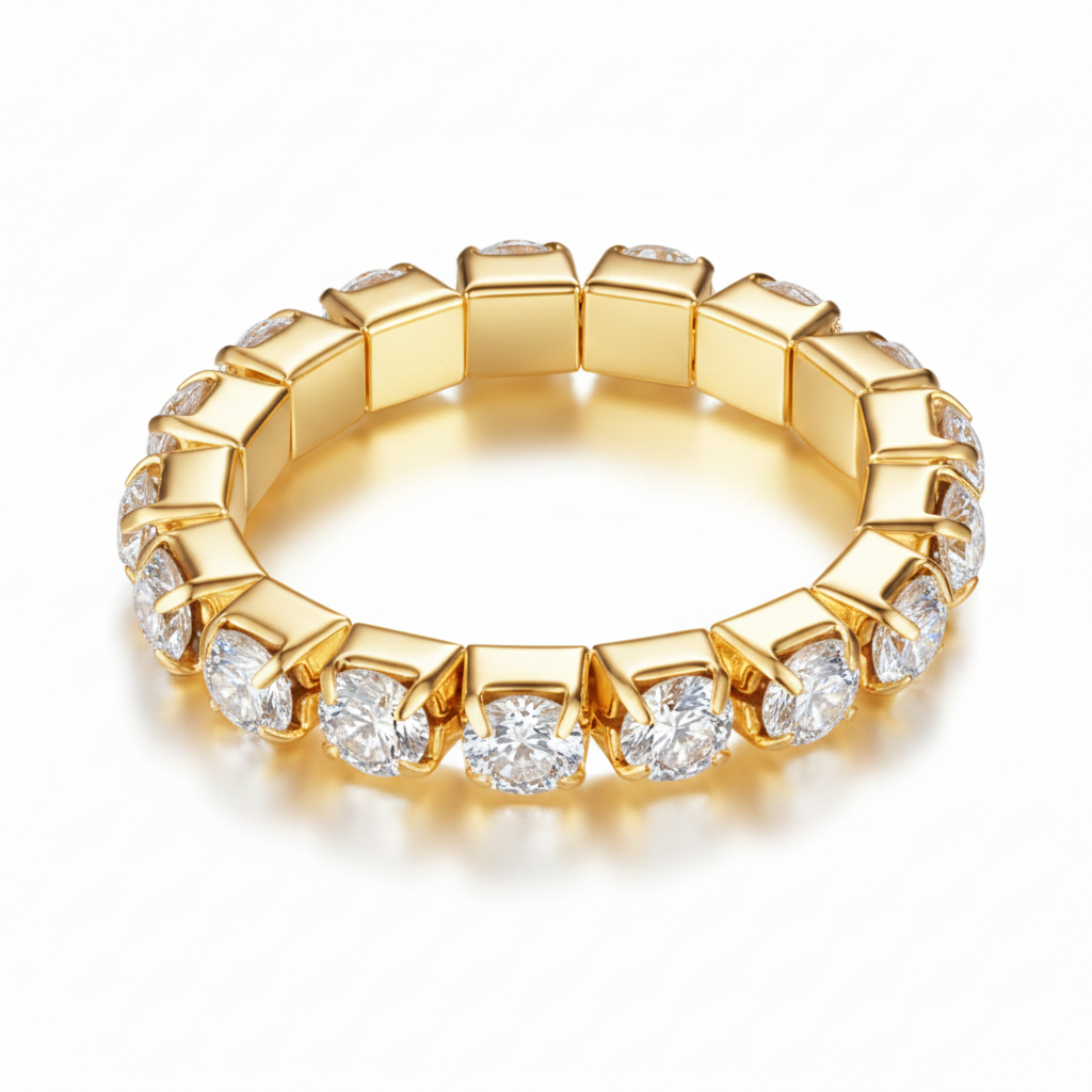 Gold Plated Eternity Ring