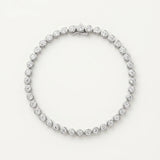 Full Bezel Round Tennis Bracelet – Silver 925