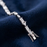 Mixed Cut Tennis Bracelet – Silver 925
