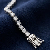 Classic Round Prong Tennis Bracelet – Silver 925
