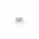 Sculptural Claw Solitaire Ring - White Background