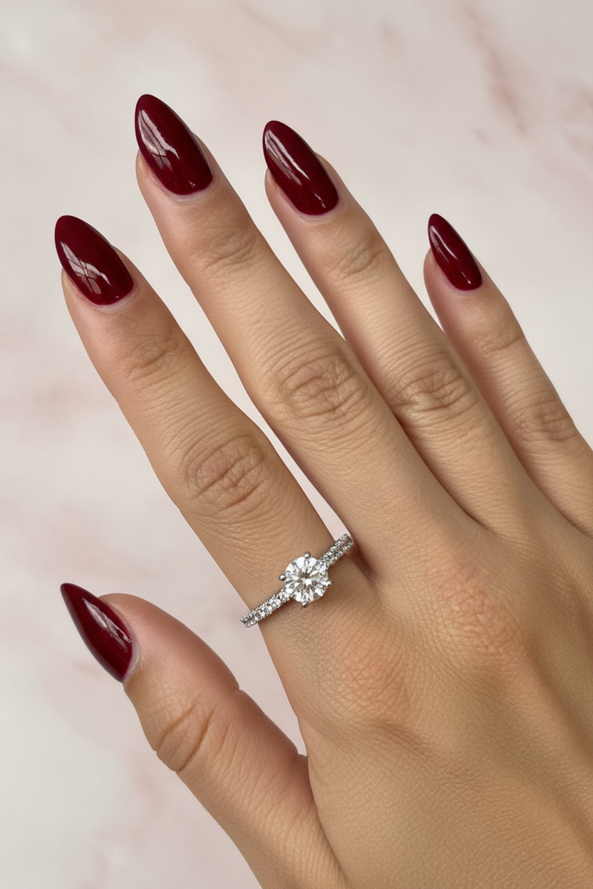 Pavé Solitaire Ring