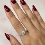 Pavé Solitaire Ring