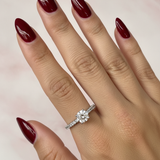 Pavé Solitaire Ring