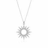 Celestial Sun Pendant Necklace