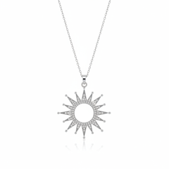 Celestial Sun Pendant Necklace